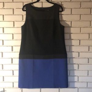 LOFT Colorblock sleeveless fall/winter dress
